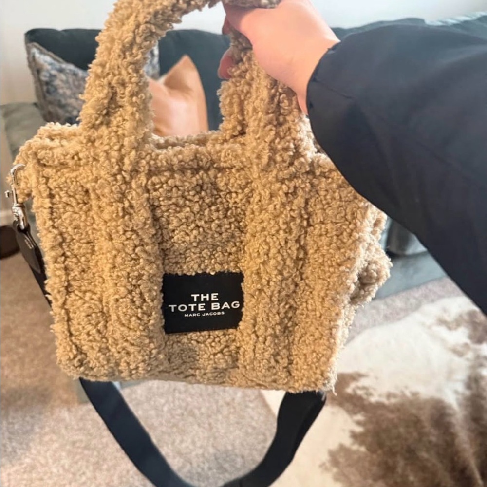 Marc Jacobs Tan Sherpa Tote Bag